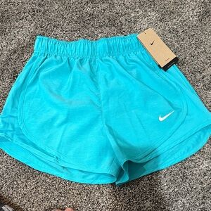 Nike Women's Aqua /Teal Athletic Shorts. NWT
